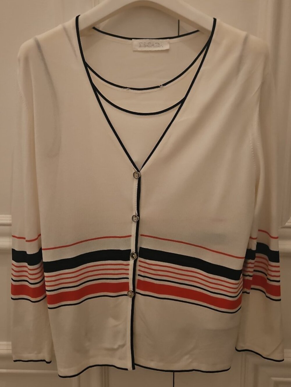 Escada - knit Twin Set - Size  EU 38/40